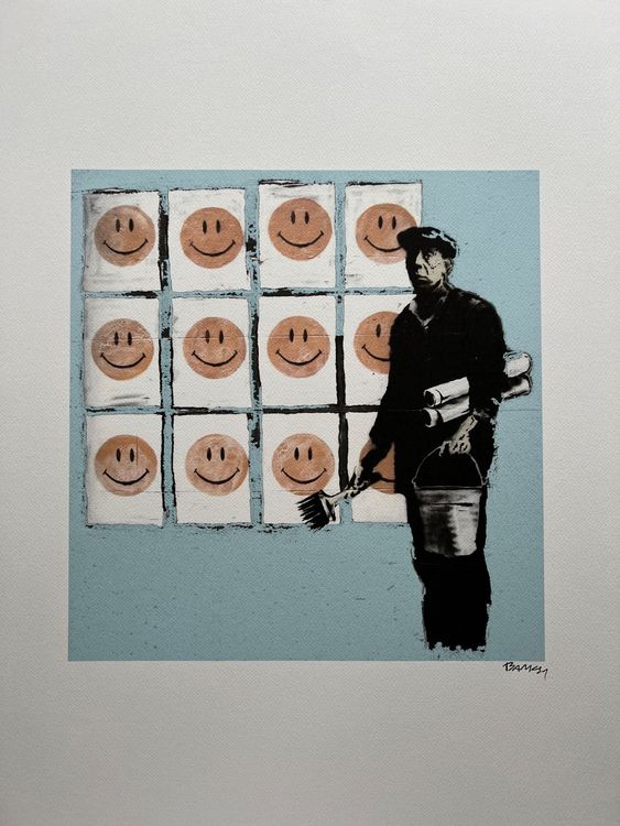 Banksy « Smiley Face Posters » XL VERSION 45/150 | Kaufen auf Ricardo