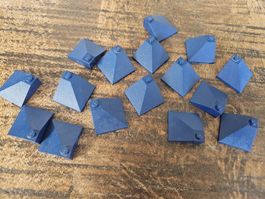 lego 3675 lot de 16 pièces Dark Blue Slope 33 3 x 3