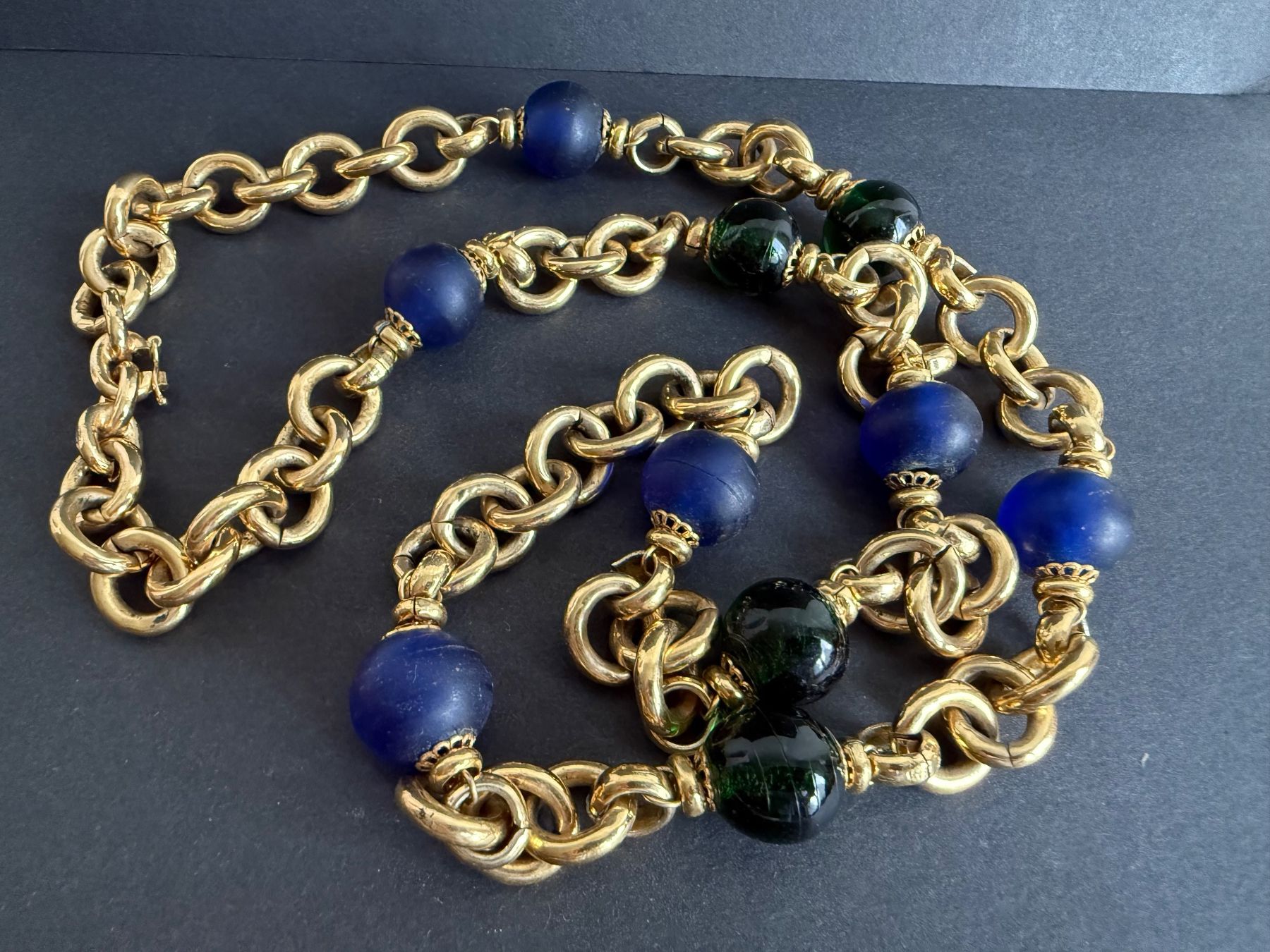 Murano Catenine: Vintage Kette mit Murano Glass – Usato da Spiegel b. Bern venduto da Rogger72 2