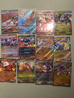 12 Diverse Pokemon EX Karten, japanisch