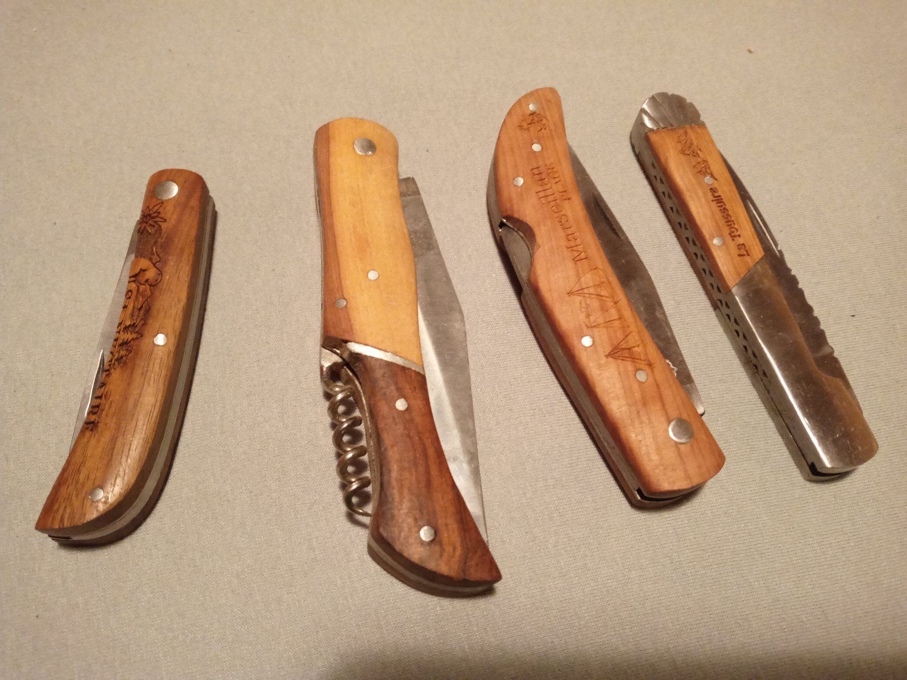 Coltelli tascabile: 4x Sackmesser Taschenmesser Hackenmesser Couteau – Usato da Prez-vers-Siviriez venduto da Monija70 1