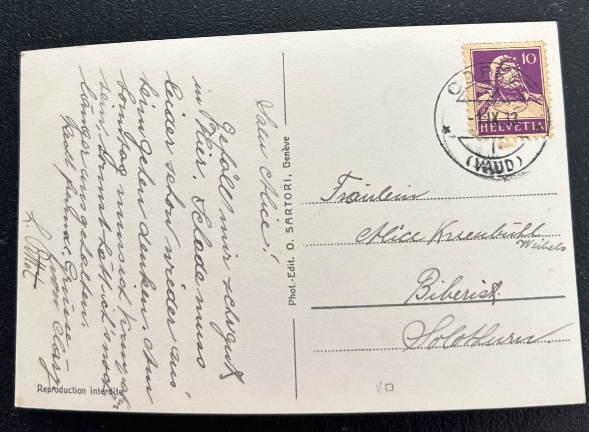 Cartoline postali: Coppet la Grand Rue  – Usato da Horw venduto da Tellbub 1