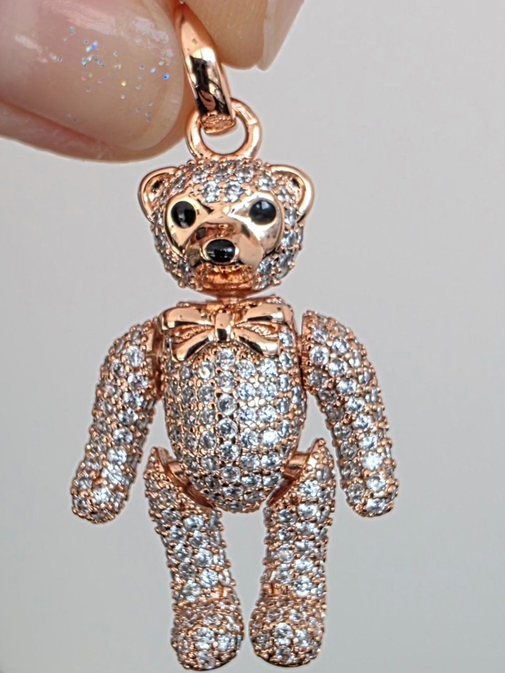 Anhänger: Bär Rosegold/Silber 925 – Neu (gemäss Beschreibung) aus Madetswil von triforuz
