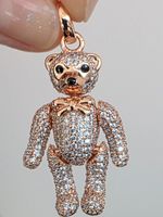 Bär Rosegold/Silber 925