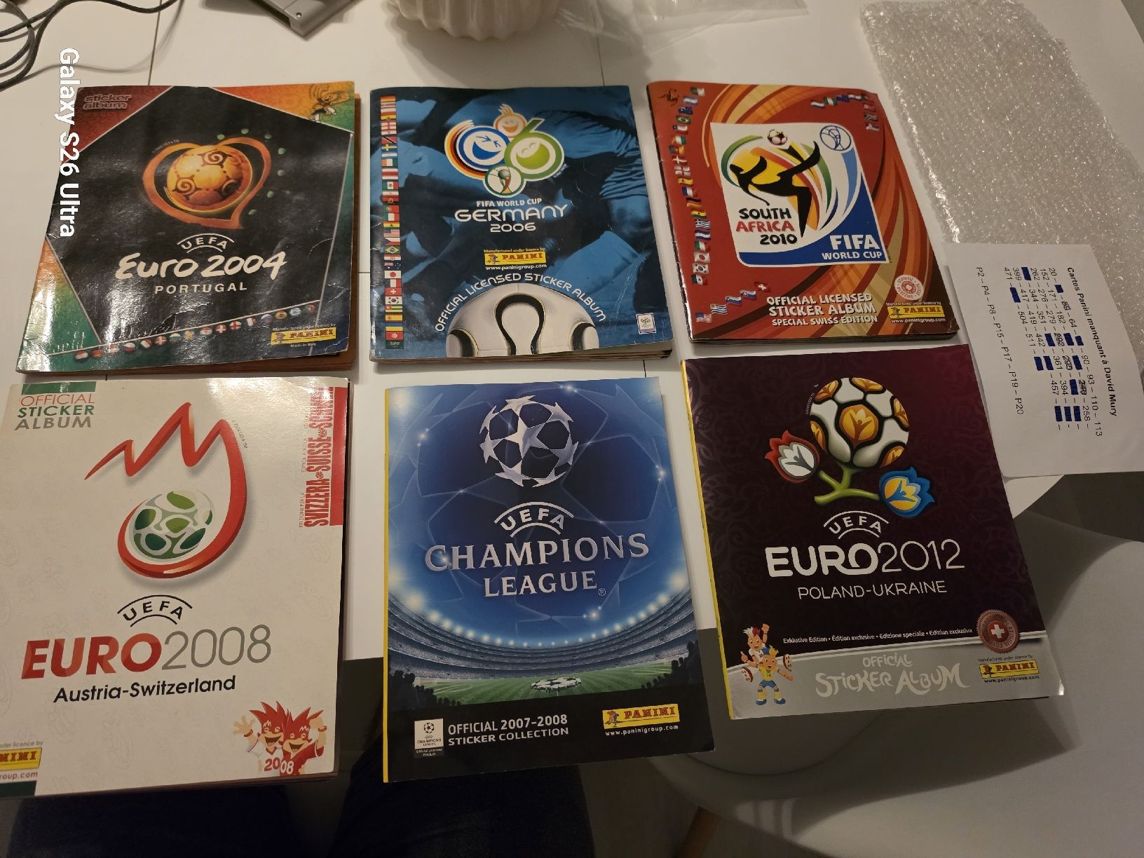 Panini Album: Lot Album Panini Foot – Usato da Fleurier venduto da Doun