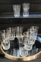 2x 5 Gläser Set vintage / geschliffen