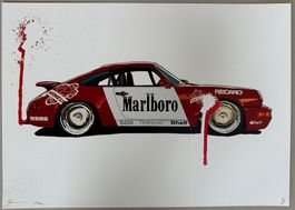 Death: Porsche Carrera Turbo 911, POP Art,, signiert