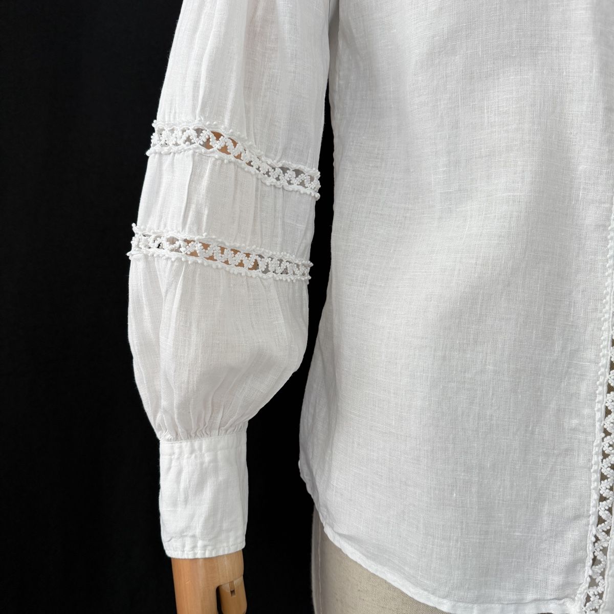Camicette: 120% LINO White Linen Shirt – Nuovo (secondo la descrizione) da Emmen venduto da Avviivva_Com2023 4