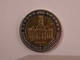 2 Euro Gedenkmünze Saarland 2009