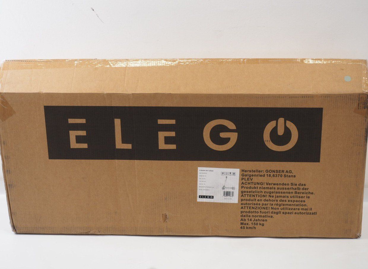 Scooter: ELEGO E-Scooter VOLT schwarz (26072509Z) – Nuovo e nell'imballaggio originale da Zürich venduto da fundsachenverkauf 1
