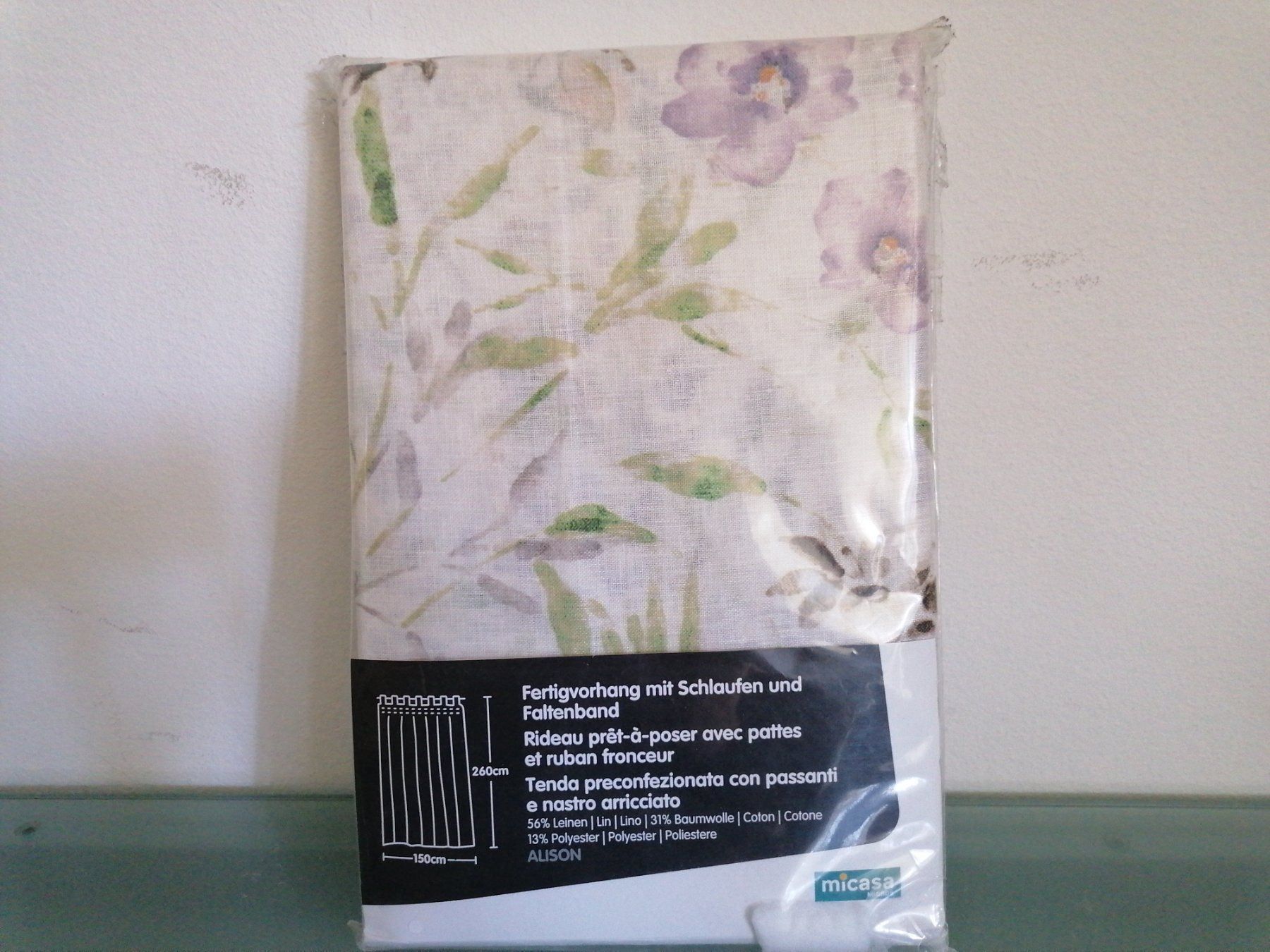 Micasa Tende: Vorhang Micasa Alison 150x260 cm 2 Stk. – Nuovo e nell'imballaggio originale da Bäch SZ venduto da Swissy46 5