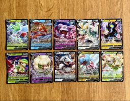Pokémon Karten 10x V Karten SWSH NM - Mint