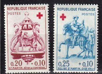 Alle Briefmarken: Frankreich, Mi 1329-1330** – Neu (gemäss Beschreibung) aus Langenthal von 1195