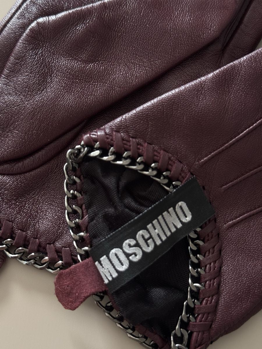 Guanti & manicotti: Moschino Leather Gloves – Nuovo (secondo la descrizione) da Origlio venduto da sto_2pxf 1