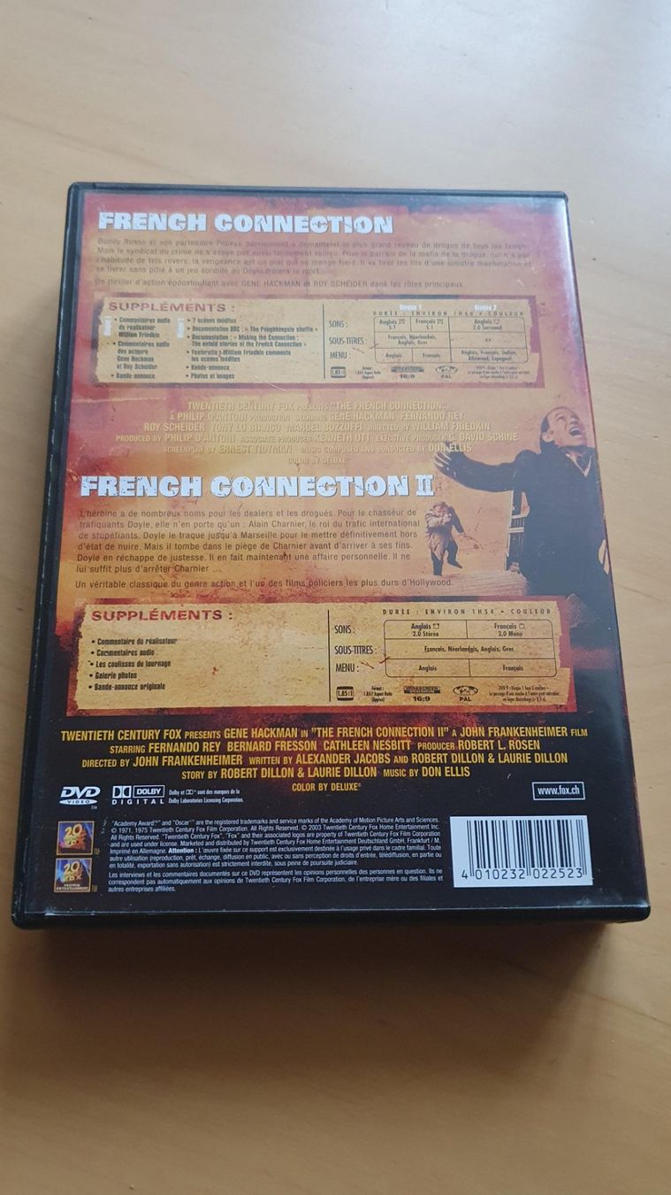 Alle DVDs: French Connection 1 + 2 DVD – Gebraucht aus Romainmôtier von Iguazu12 1