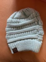 Neue Mintgrün Strickmütze/Wintermütze