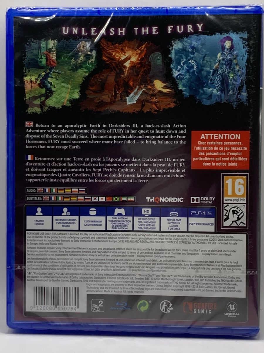 Sony Giochi: Darksiders III - PS4 - Neu OVP – Nuovo e nell'imballaggio originale da Ostermundigen venduto da RG-Collector 1