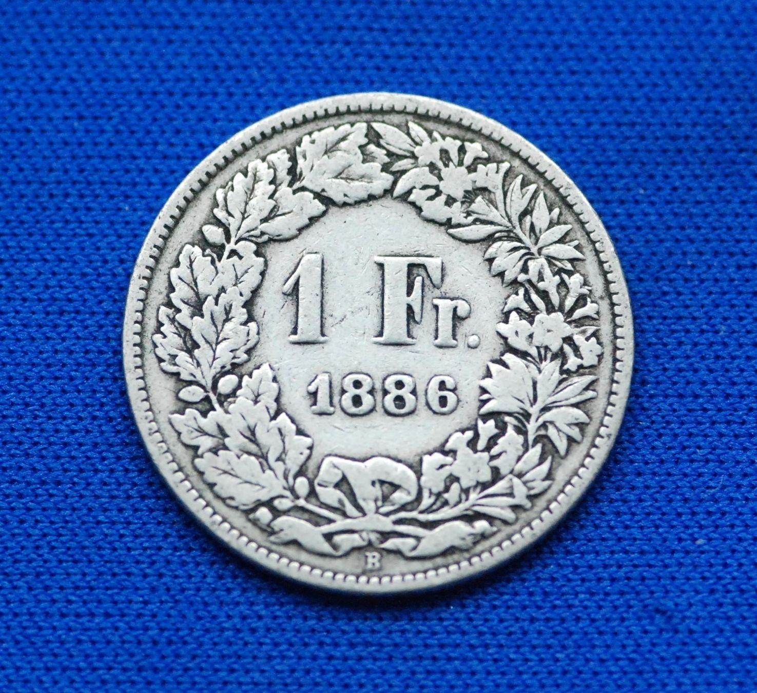 Tutti le monete: Silberner 1.- Jg. 1886 – Usato da Mühlethal venduto da sowato