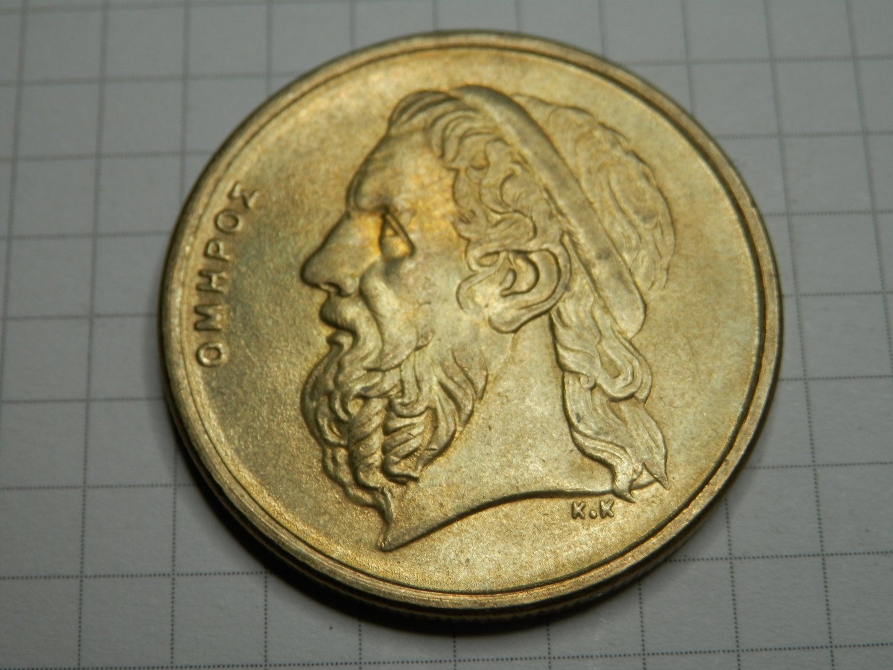 Tutti le monete: Griechenland  50 Drachmen, 2000 – Usato da Weiach venduto da weiach81 1
