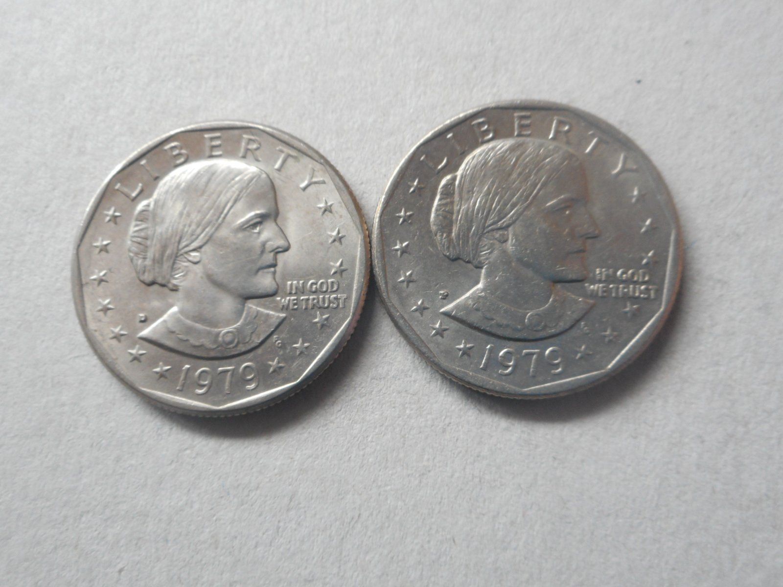 Tutti le monete: 2 x 1 Dollar 1979  USA – Usato da Kriegstetten venduto da pizlad2010