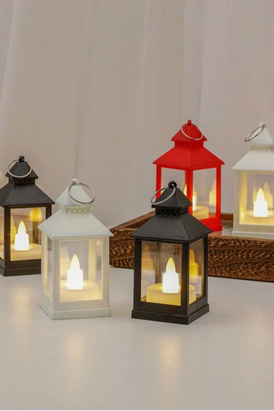 Lanterne: Mini Laterne mit LED Kerze, ca. 10cm hoch – Nuovo e nell'imballaggio originale da Zollikon venduto da Krenapf 2