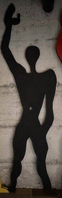 Alle Dekorationen: Le Corbusier Modulor-Mann schwarz – Gebraucht aus Oberwil b. Zug von hallihallo12 1