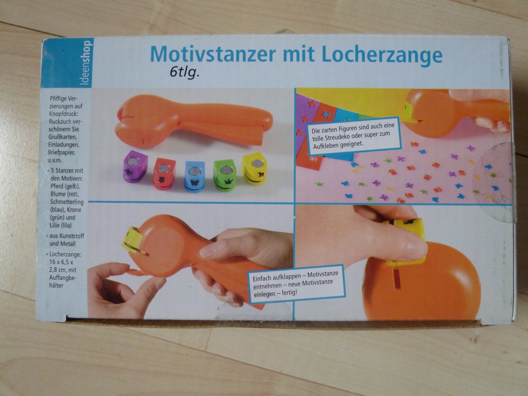 Alle Werkzeuge: Motivstanzer mit Locherzange 6-teilig – Gebraucht aus Dättlikon von Mamakuga 1