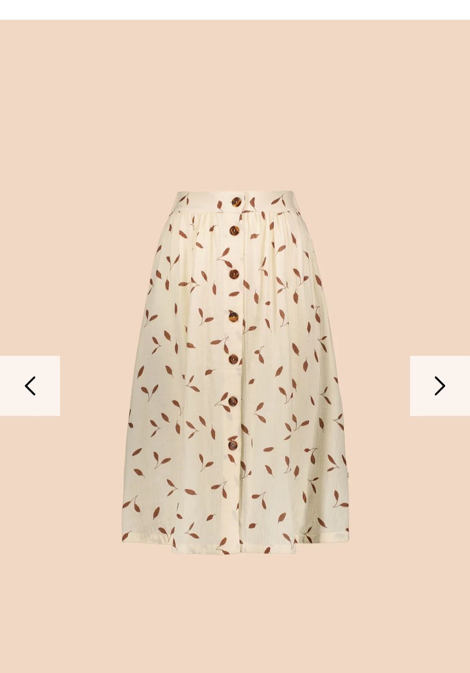Röcke: KAIKO Button Skirt Wind mit Blattmuster Grösse S Neu – Neu und originalverpackt aus Belp von sfanny88