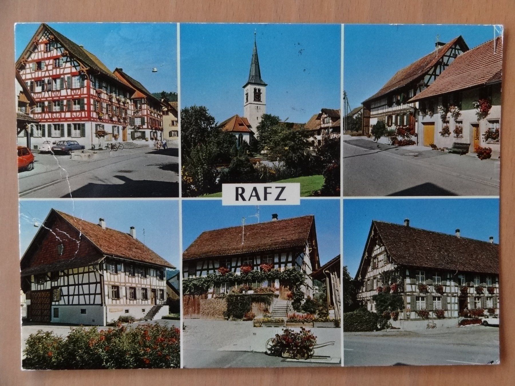 Cartoline postali: Rafz - 1982 – Usato da St Léonard venduto da Riglin