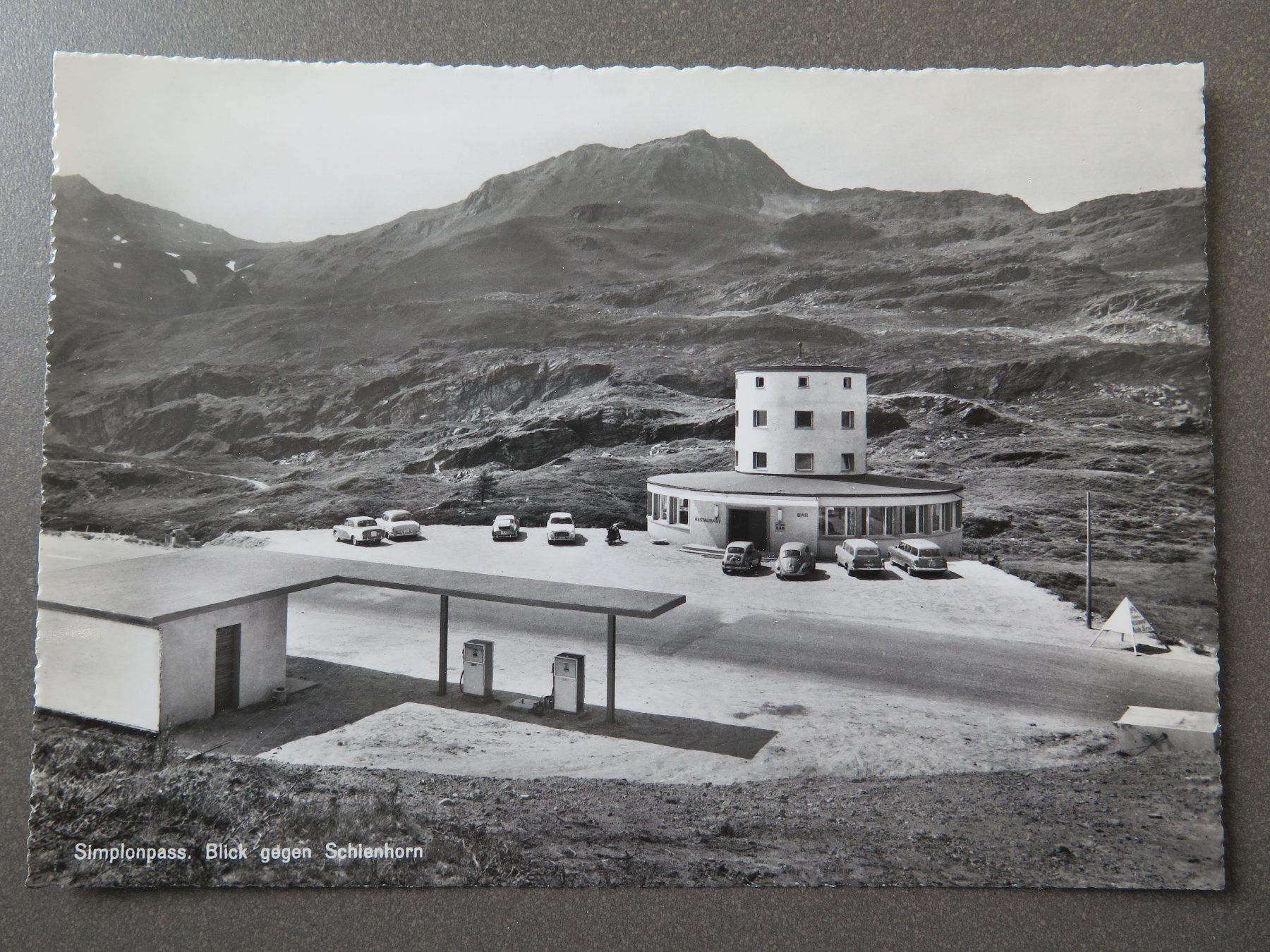 Cartoline postali: SIMPLON - SIMPLONPASS - BLICK GEGEN SCHIENHORN – Usato da Wittenbach venduto da lipasal