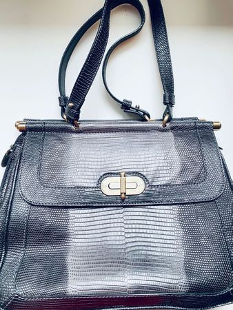 Schicke Bally Handtasche, Echtleder, Top Zustand