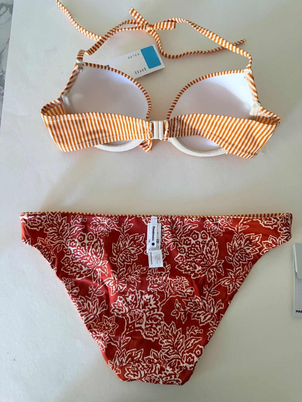 Passionata Costumi da bagno & Bikini: PASSIONATA, Bikini, Grösse 75B/38, Farbe Orange/Weiss – Nuovo e nell'imballaggio originale da Rudolfstetten venduto da gst_g7xl 8