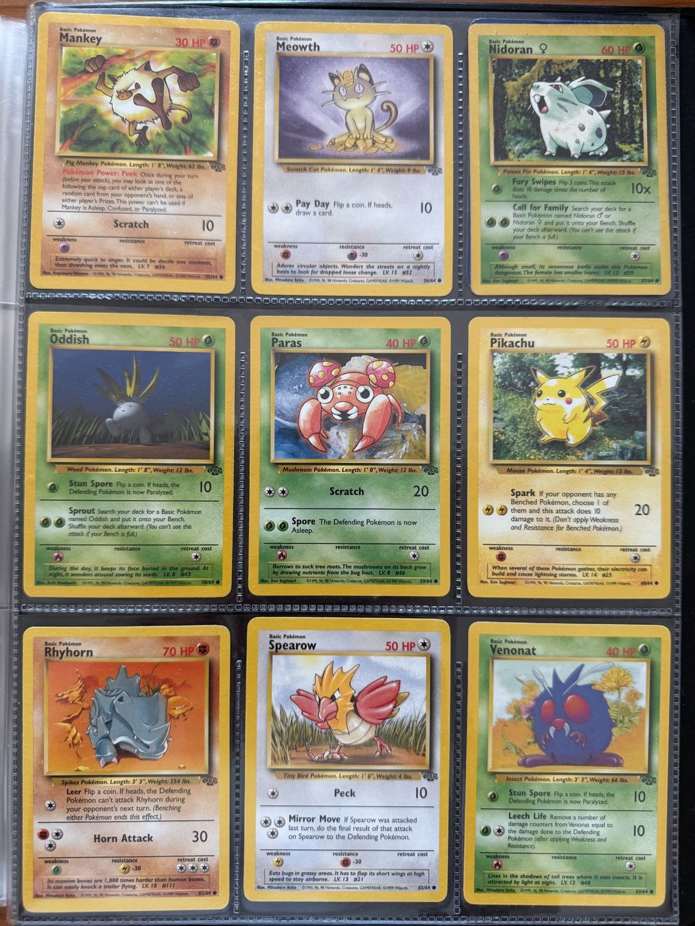 Pokémon Carte collezionabili: Complete Pokémon Jungle 1999 Collection – Usato da Lausanne venduto da laminas 6