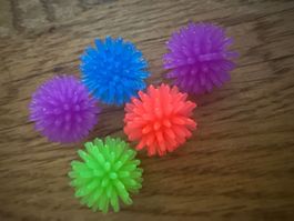 5x Squishies-mit Massagennoppen-Stressabbau-Konzentration