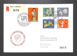 1962 FDC Pro Juventute Ersttagsbrief als Einschreiben