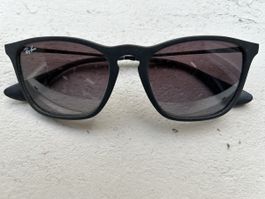 Sonnenbrille Ray-Ban schwarz matt gebrauchter Zustand