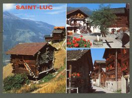 AK col Saint-Luc VS Val d’ Anniviers,3- fach-Multibild ≈1988