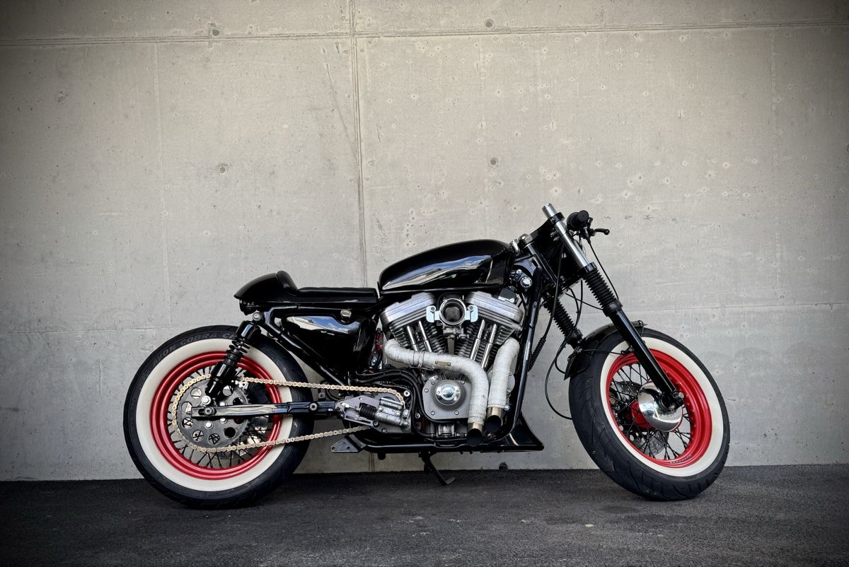 Harley-Davidson Strada: Harley Sportster Custom Cafe Racer – Usato da Neyruz FR venduto da didi8383