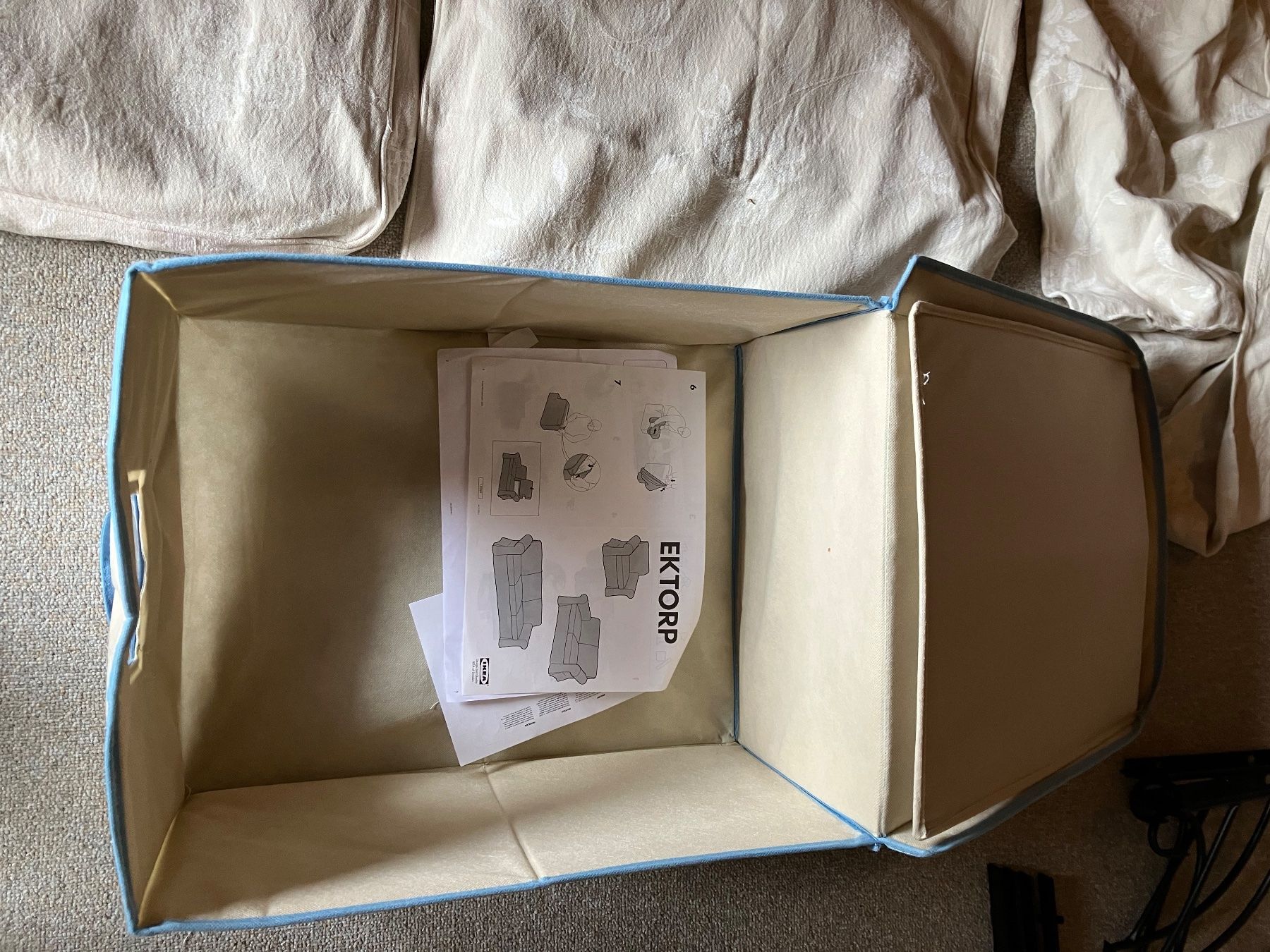 Ikea Sofas: 2er Sofa Ikea Ektorp mit rotem Überzug – Gebraucht aus Baar von Zugi2 5