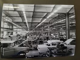 Originalfoto Produktionshalle Autos 1957 Atelier Eidenbenz