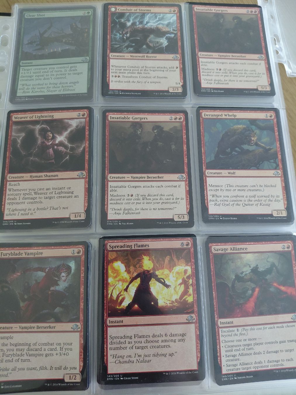 Magic The Gathering Sammelbilder & Trading cards: MtG Ordner mit Eternal Masters/Eldritch Moon/Conspiracy – Gebraucht aus Kehrsatz von Jadeeeee 4