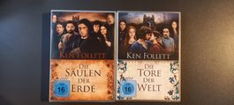 DVD Ken Follett Saeulen der Erde und Tore der Welt