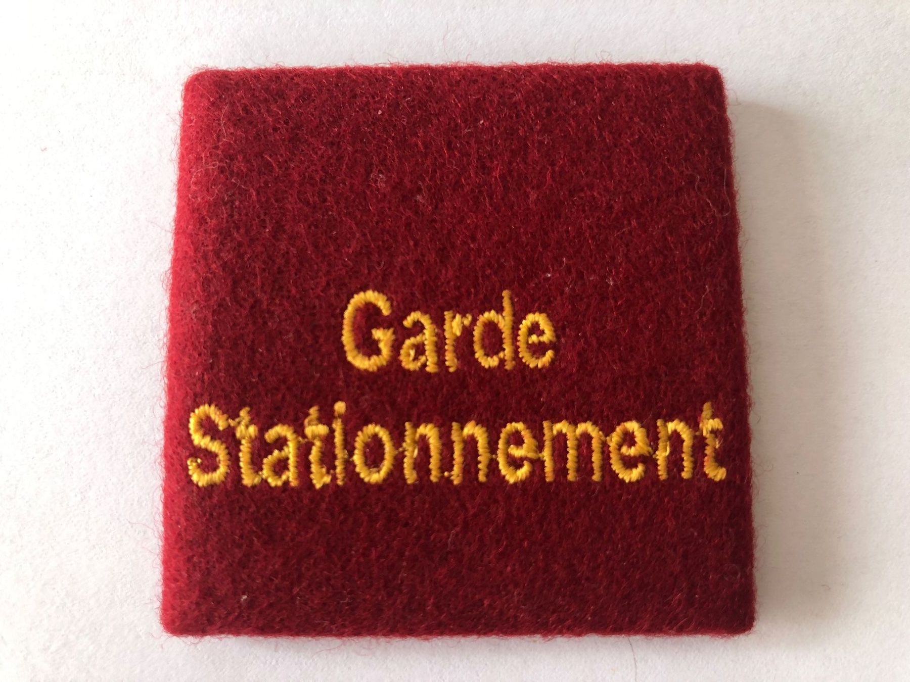 Patches: Epaulette - Garde de stationnement – Gebraucht aus Lausanne von Quinquin04