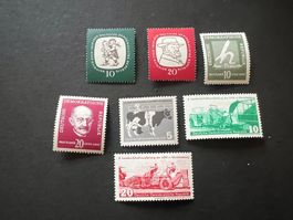 DDR 1958  Nr. 624-630 *  (5587)