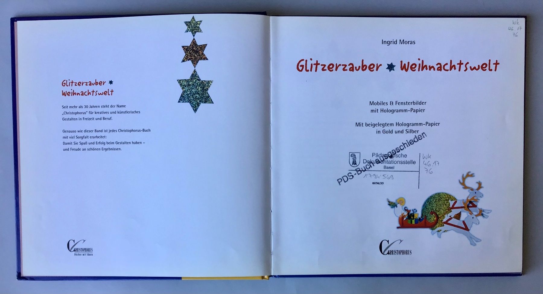 Libri: Bastelbuch: Glitzerzauber Weihnachtswelt – Usato da Bubendorf venduto da Alpenheidi 3