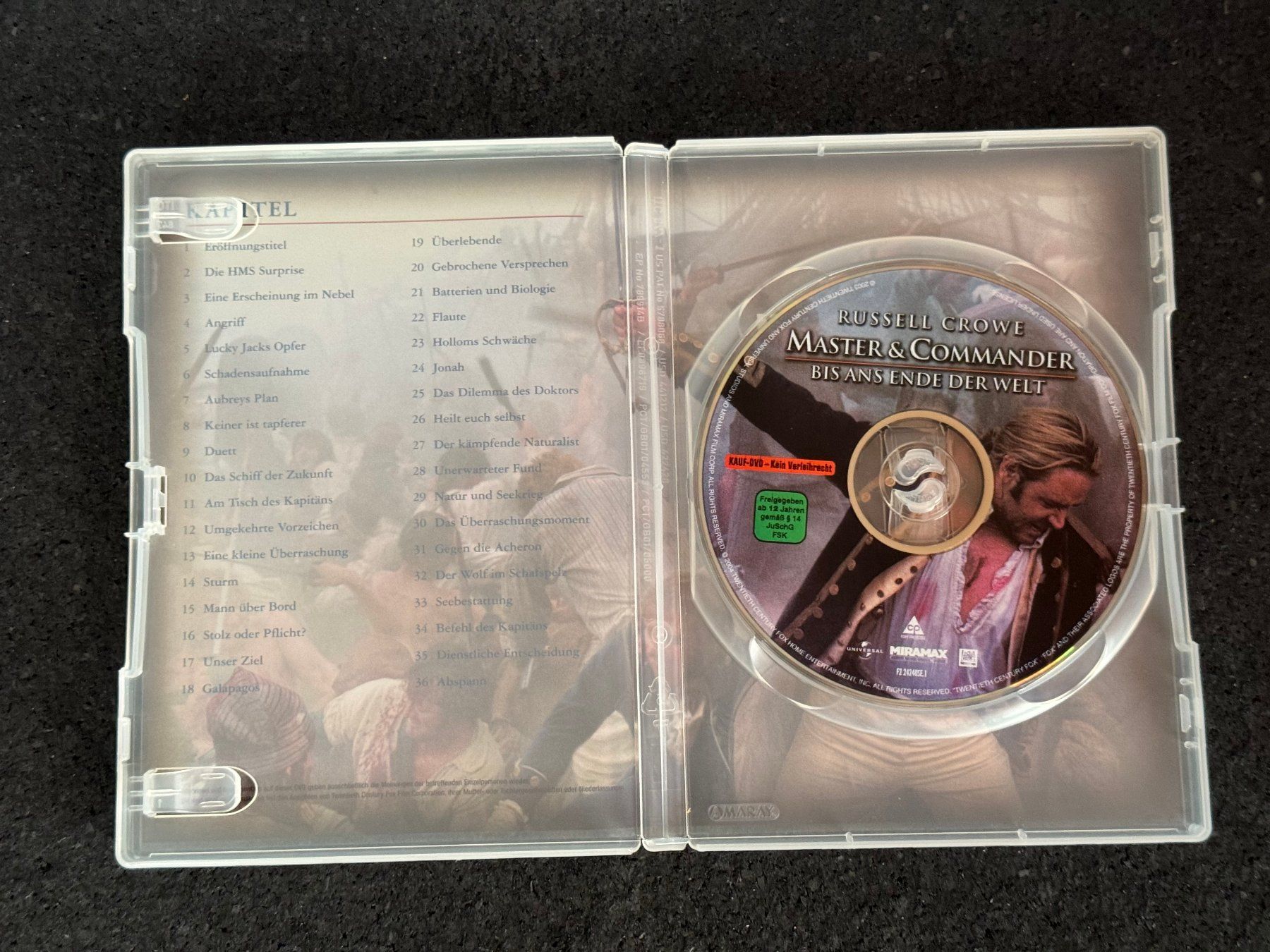 Tutti i DVDs: Master and Commander DVD DE/EN "Bis ans Ende der Welt" – Usato da Fribourg venduto da tschjoly 4