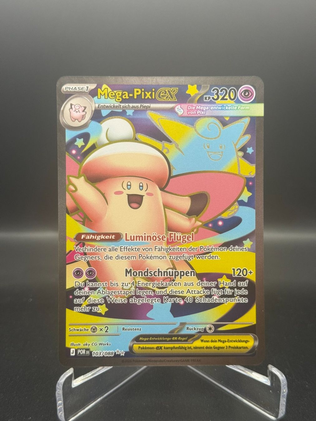 Pokémon Carte collezionabili: Mega-Pixi ex (POR 103) – Usato da Birmensdorf ZH venduto da SnorlaxMail