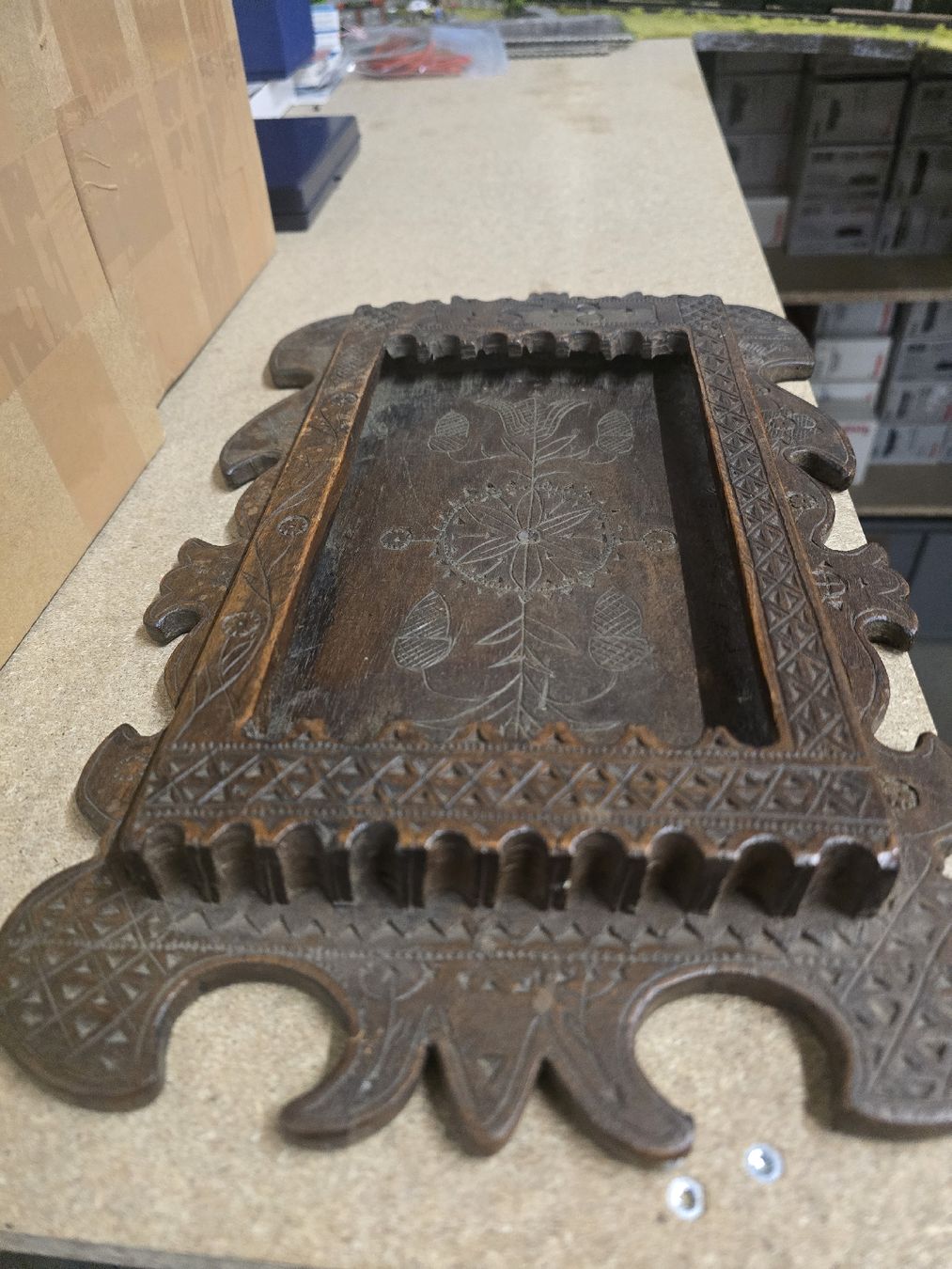Tutte le decorazioni: Antiker Rahmen, Tee Servierer 1681 – Usato da Heimberg venduto da Bidu03 5
