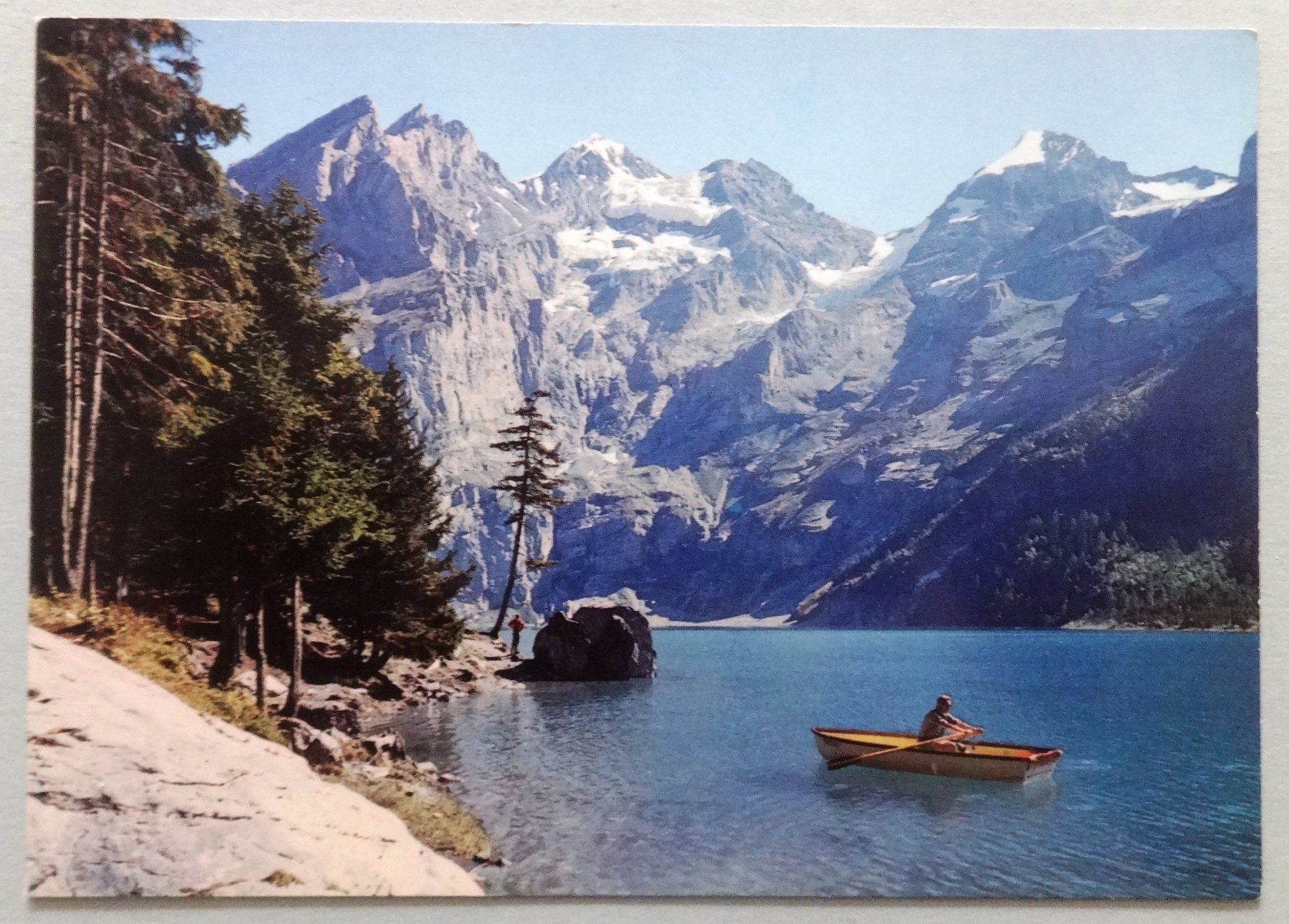 Ansichtskarten: Oeschinensee 1579 m – Gebraucht aus Fétigny von Billy2miny