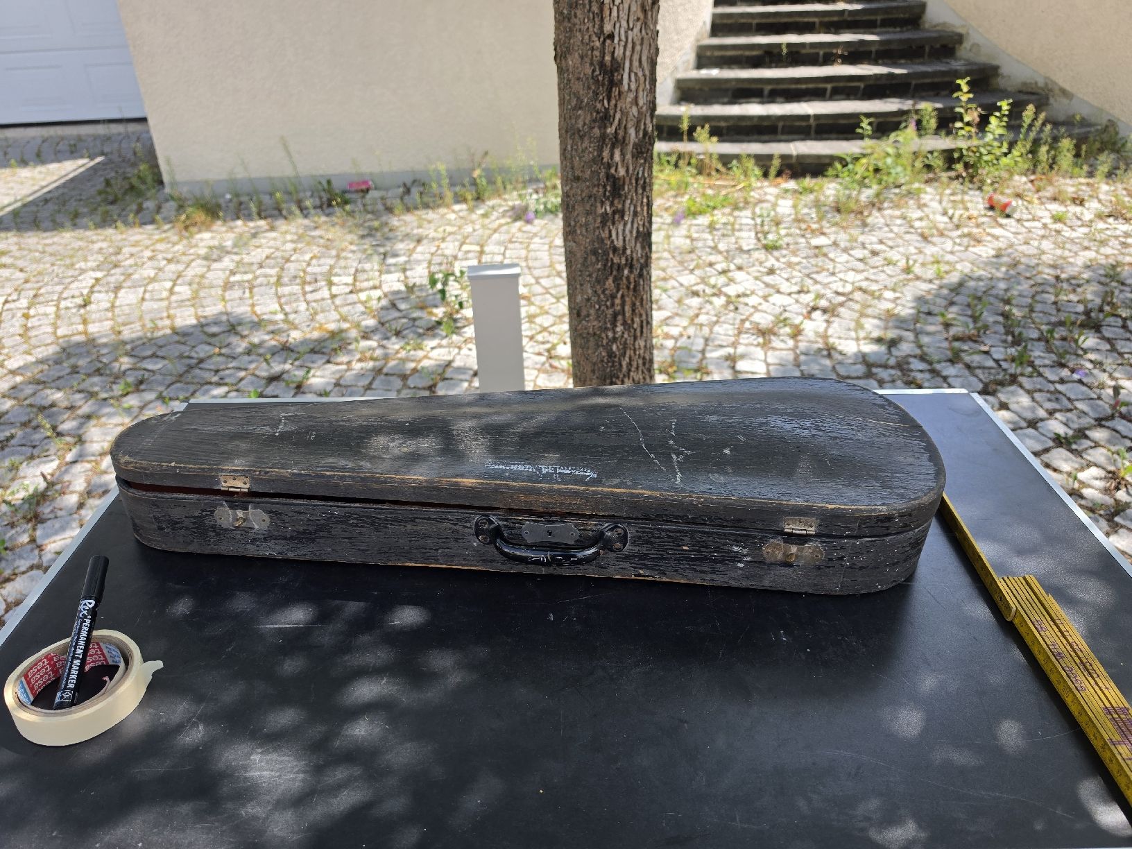 Strumenti musicali: Violin Viola Case Bow Set antique used 50cm length – Usato da Mettlen venduto da elios0888